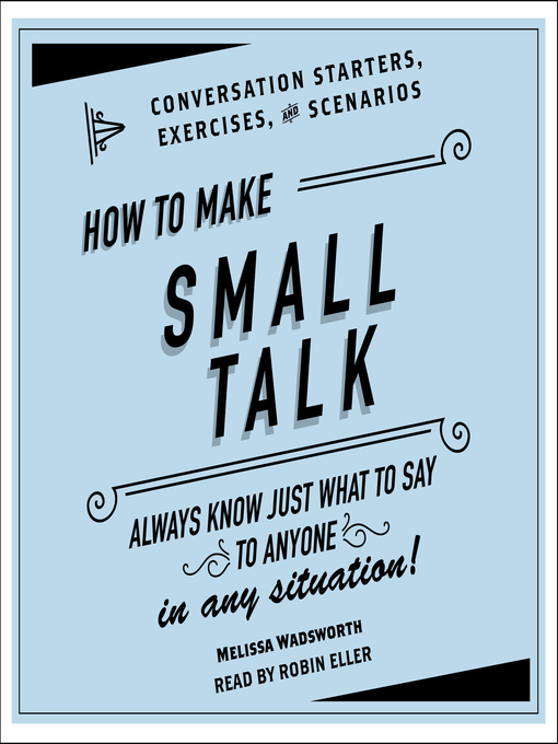 Title details for How to Make Small Talk by Melissa Wadsworth - Available